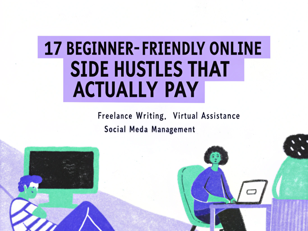 17+ Beginner-Friendly Online Side Hustles That Actually Pay (2026 Guide)