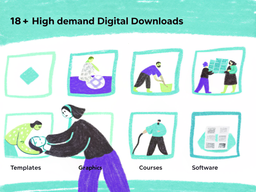 18+ High-Demand Digital Downloads That Sell