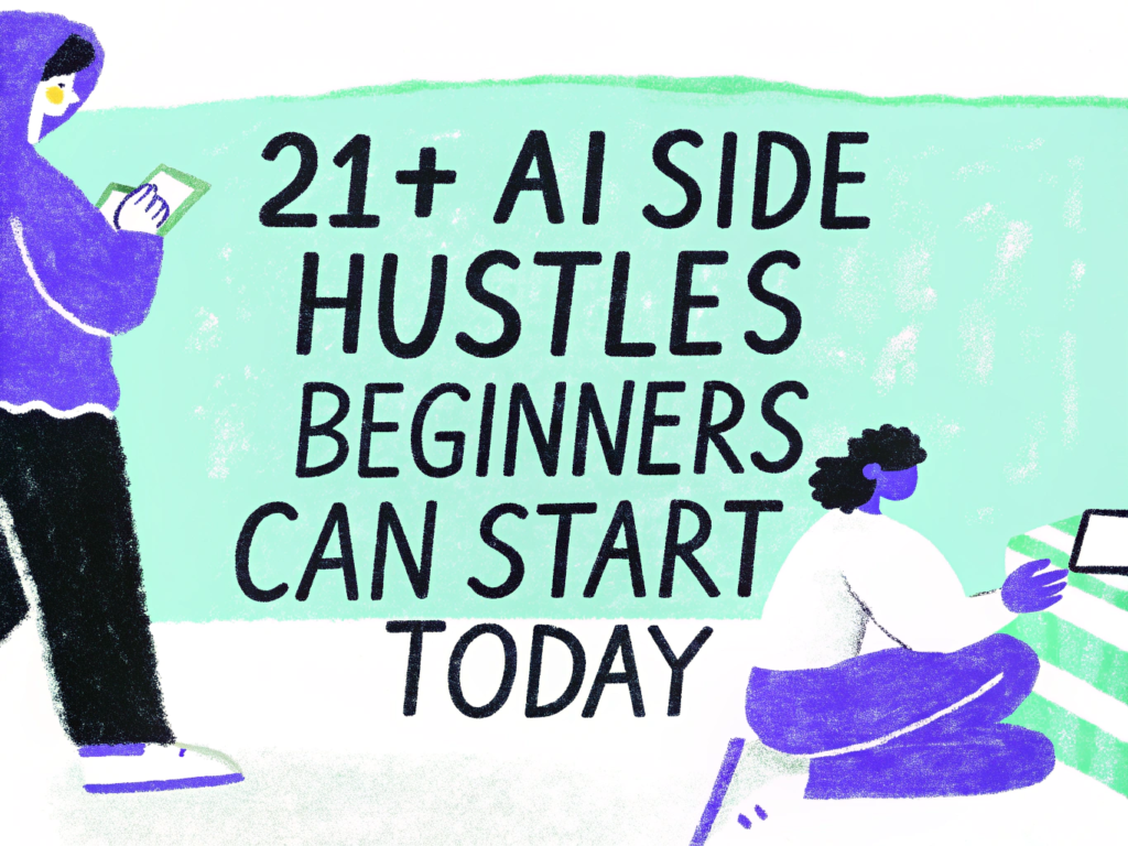 21+ AI Side Hustles Beginners Can Start Today