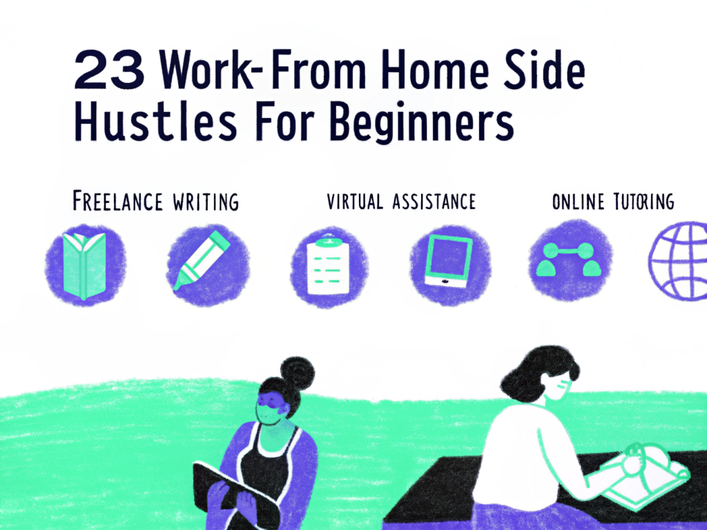23+ Work From Home Side Hustles for Beginners (Easy & Legit Ways to Earn)
